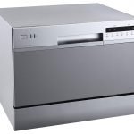 EdgeStar DWP62SV 6 Place Setting Energy Star Rated Portable Countertop Dishwasher