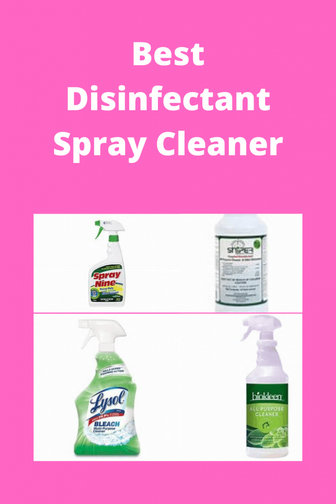 Best Disinfectant Spray Cleaner
