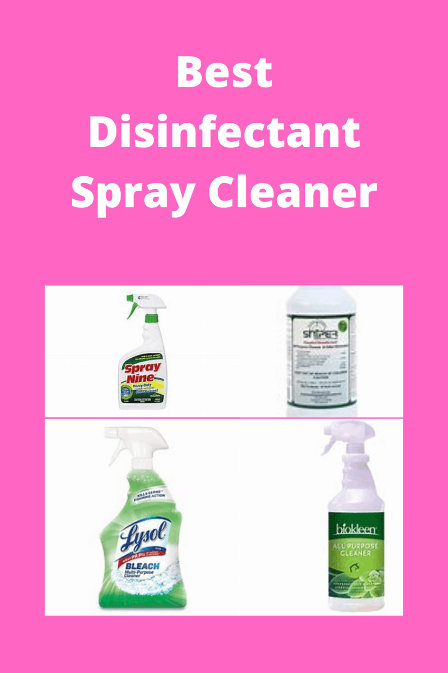 Best Disinfectant Spray Cleaner Top Best Kitchen