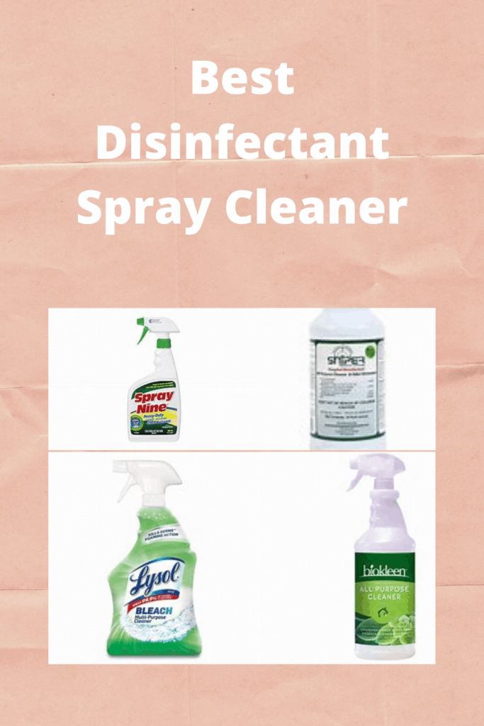 Disinfectant Spray Cleaner