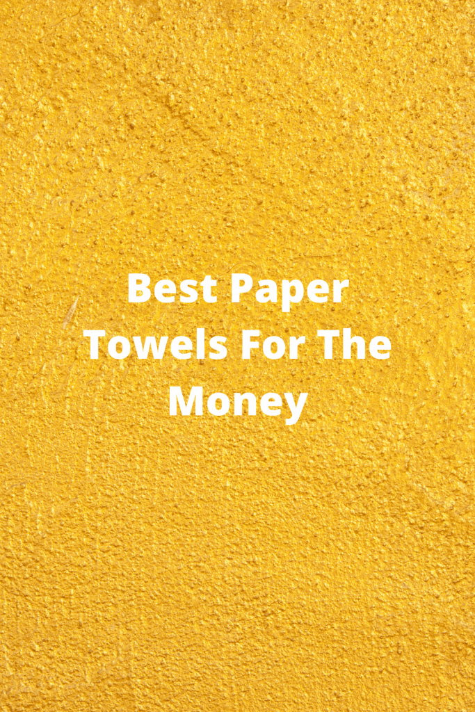 Paper Towels For The Money